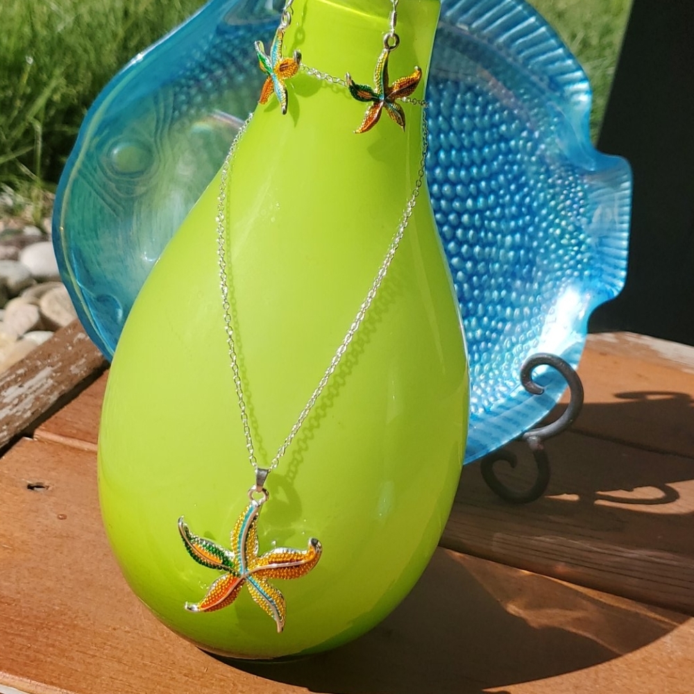 Starfish Jewelry Set